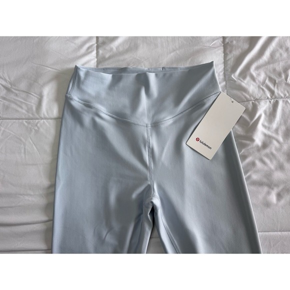 New Lululemon Wunder Under Size 8 Senseknit HR Tight 25" Starch Blue Compression - Picture 2 of 11
